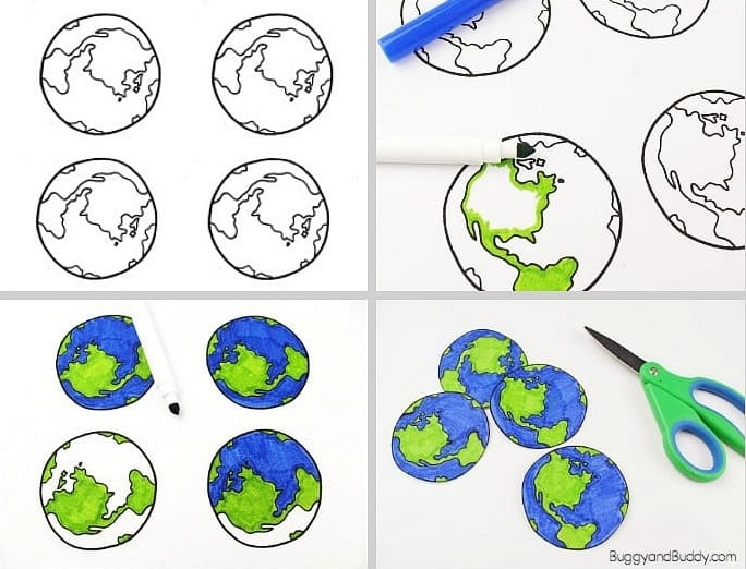 поробки і малюнки для Дня Землі 